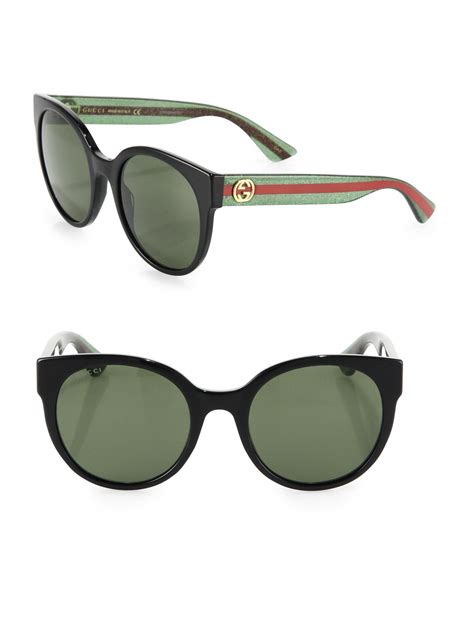 gucci glitter sunglasses - black|white gucci sunglasses women.